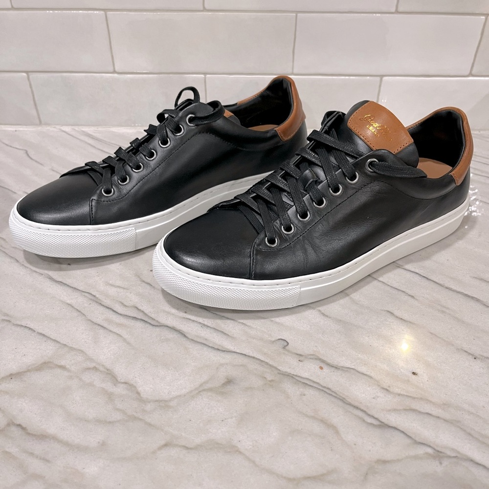 Good Man Brand Men’s Black Leather Sneaker Size 8.5